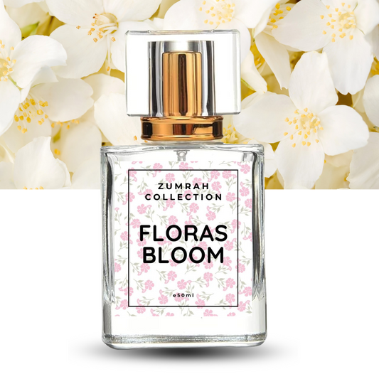 Floras Bloom (Inspired By Gucci Bloom) - Buy 50ml Perfume + FREE 30ml Bottle