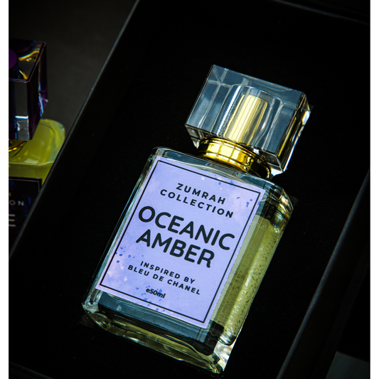 Oceanic Amber (Inspired By Bleu De Chanel) - Buy 50ml Perfume + FREE 30ml Bottle