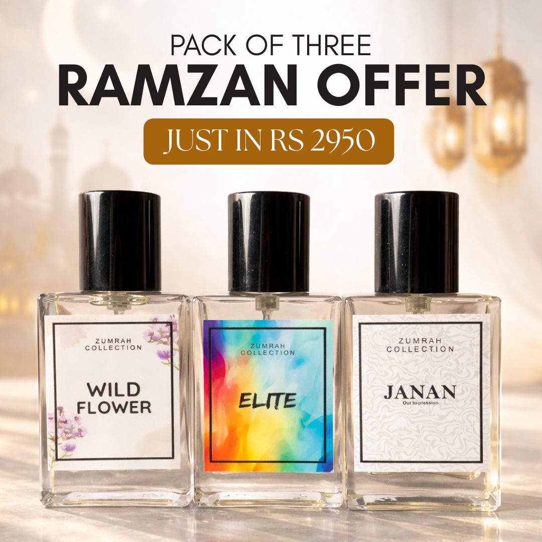 Pack Of Three (Wild Flower + Elite + Janan) - Free Shipping
